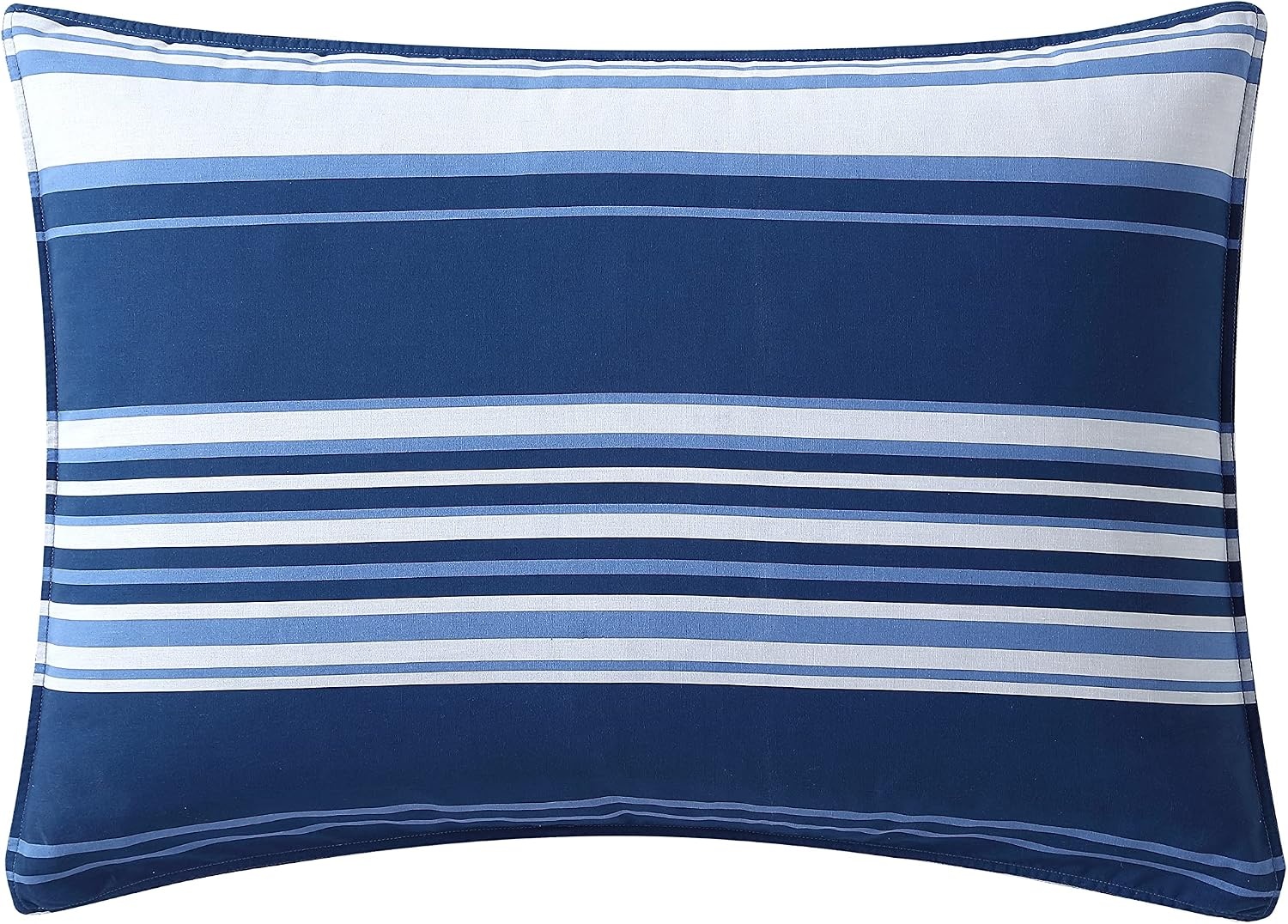 image:imageNautica TwinTwin XL Comforter Set Reversible Cotton Bedding with Matching Sham Medium Weight for Year Round Use Dorm Essentials OekoTex Certified Lakeview BlueQueen