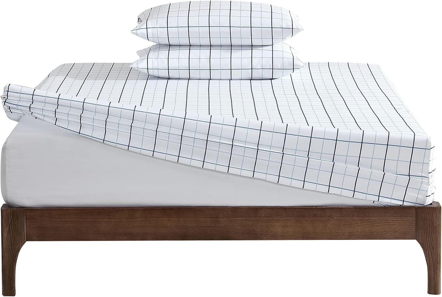image:imageNautica TwinTwin XL Sheet Set Soft Bedding with Fitted Sheet amp Pillowcase Lightweight Bed Set College Dorm Room Essentials Herringbone BlueClarkson Blue