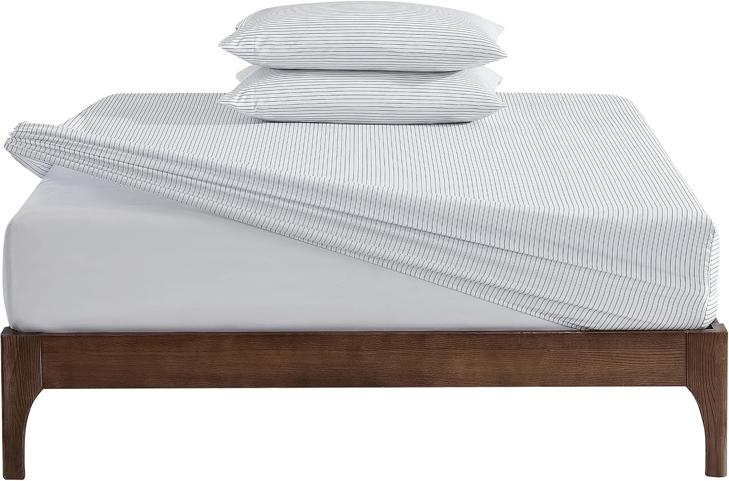 image:imageNautica TwinTwin XL Sheet Set Soft Bedding with Fitted Sheet amp Pillowcase Lightweight Bed Set College Dorm Room Essentials Herringbone BlueSkinny Yacht Stripe Grey