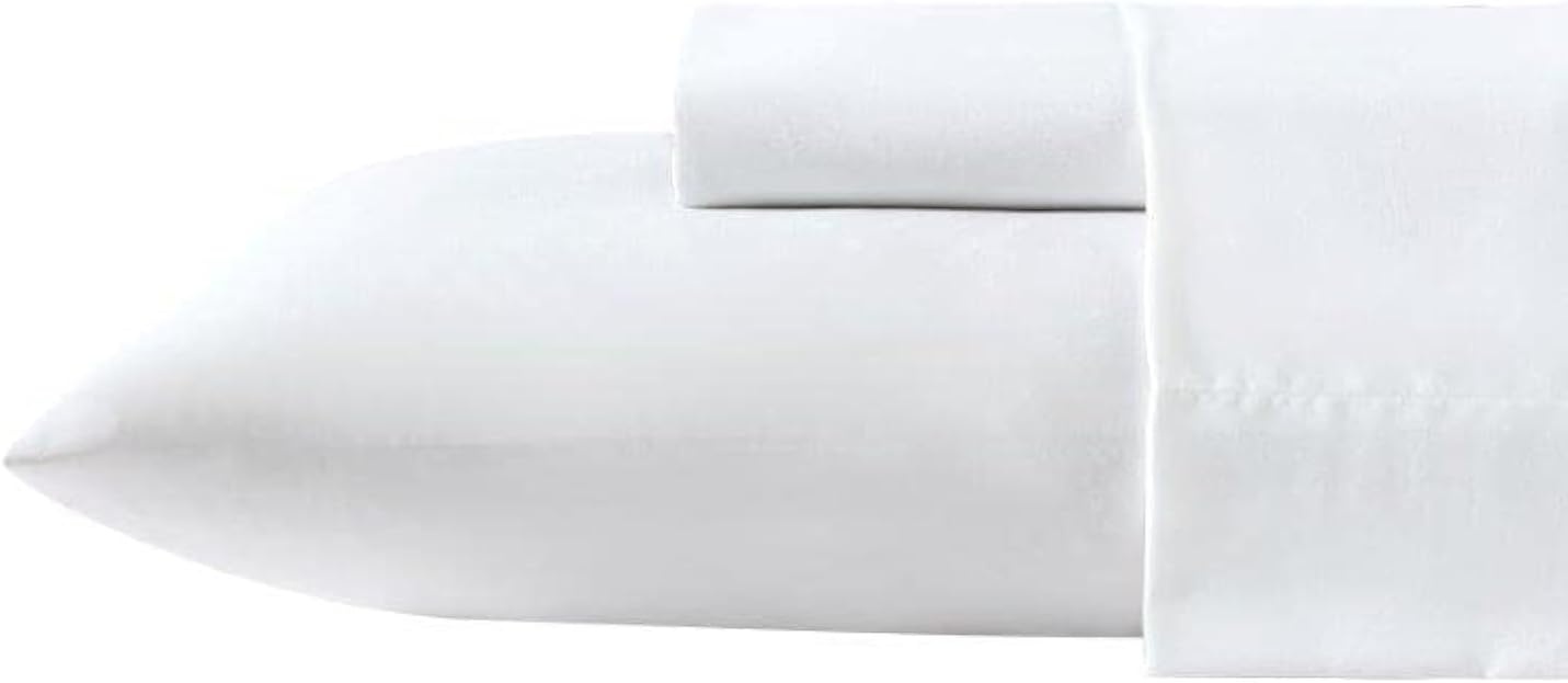 image:imageNautica TwinTwin XL Sheet Set Soft Bedding with Fitted Sheet amp Pillowcase Lightweight Bed Set College Dorm Room Essentials Herringbone BlueSolid White
