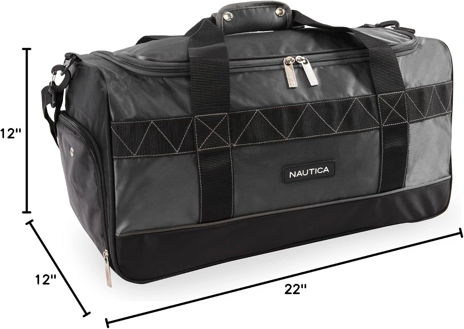 image:imageNautica Dockside 22 Sport Duffel BagDark Charcoal