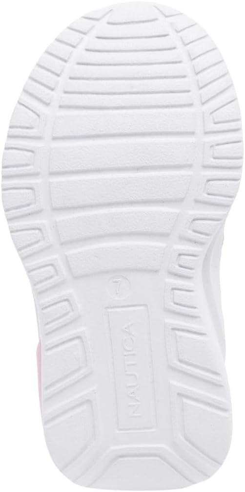 image:imageNautica Girls Athletic SlipOn Sneakers Comfortable Bungee Running Shoes Stylish Tennis Footwear for Active Kids Big Kid Little Kid ToddlerBlue Pinkswimm