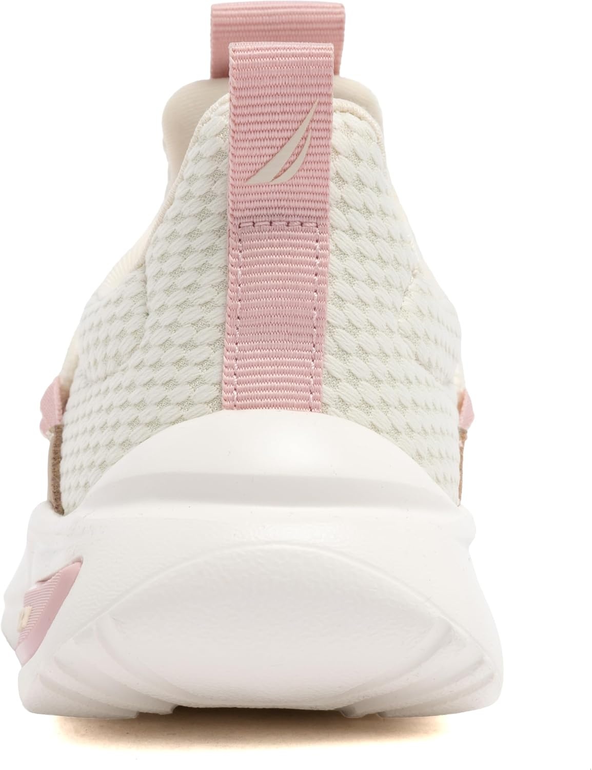 image:imageNautica Girls Athletic SlipOn Sneakers Comfortable Bungee Running Shoes Stylish Tennis Footwear for Active Kids Big Kid Little Kid ToddlerBone Tan Pink