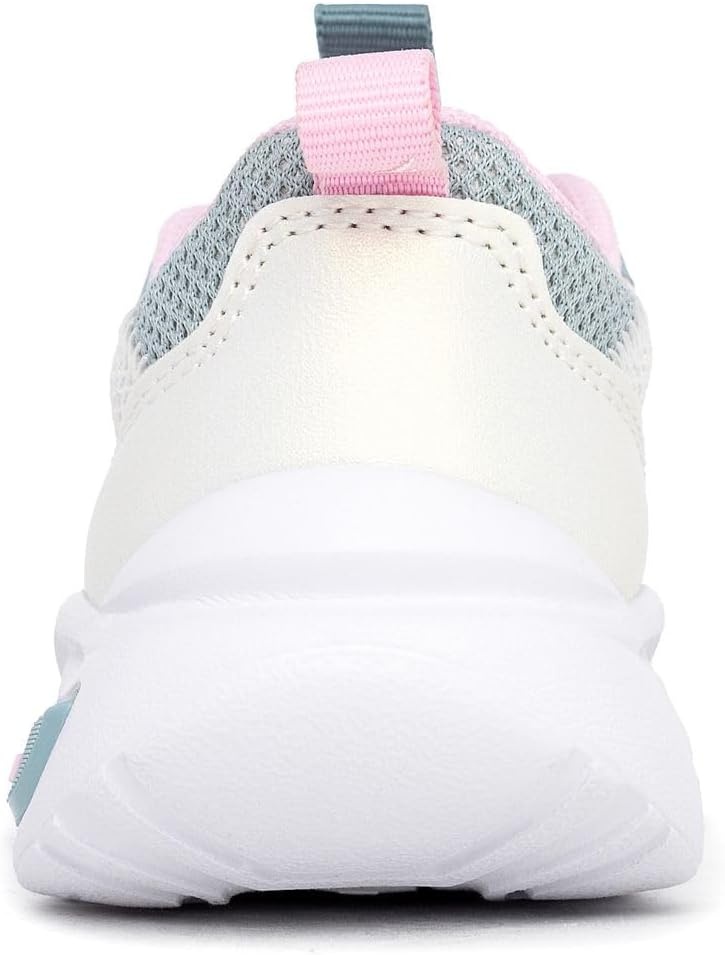 image:imageNautica Girls Athletic SlipOn Sneakers Comfortable Bungee Running Shoes Stylish Tennis Footwear for Active Kids Big Kid Little Kid ToddlerWhite Blue Pink