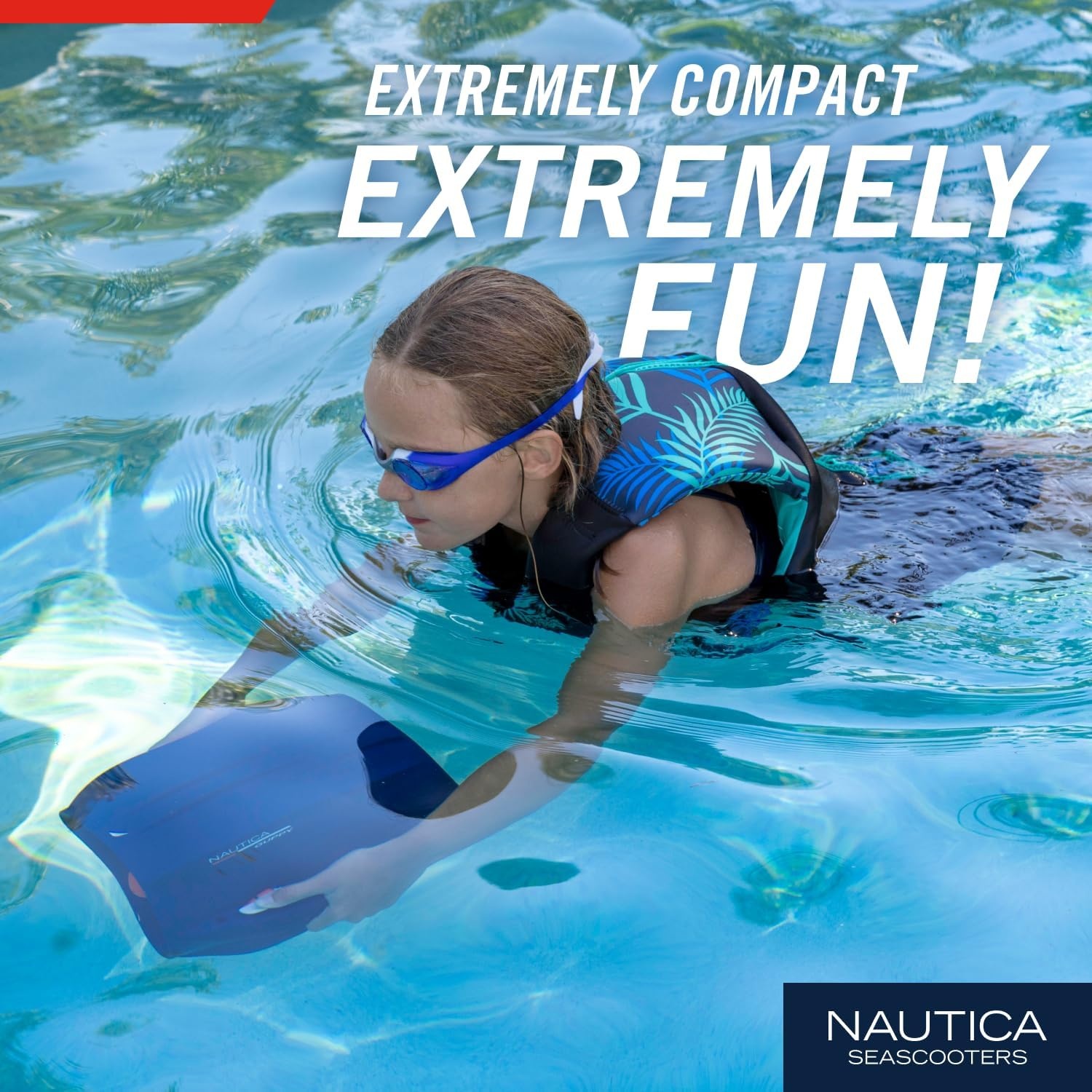 image:imageNautica Guppy Underwater Seascooter for Kids Pool and Snorkeling Play