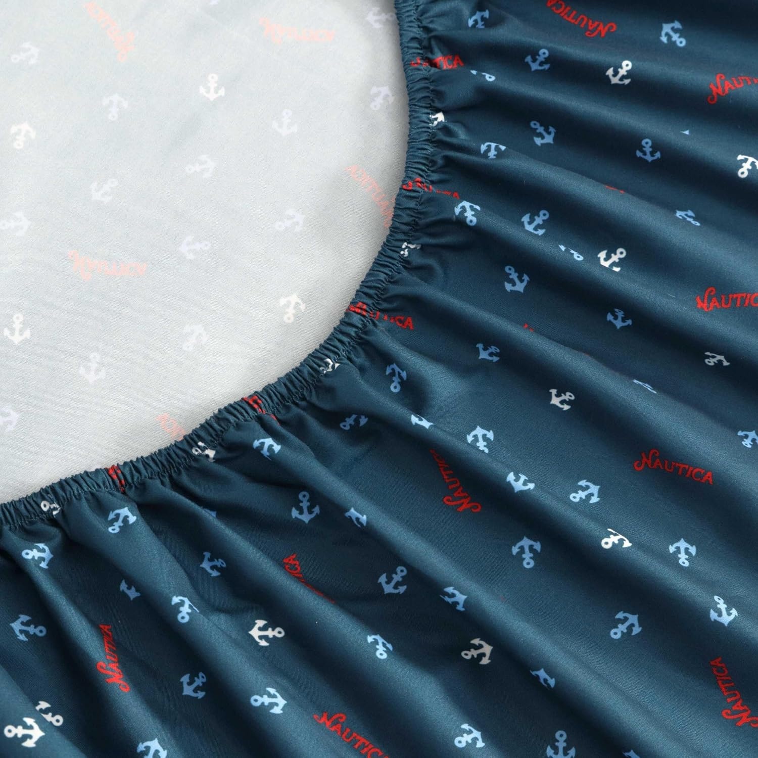 image:imageNautica Kids Twin XL Sheet Set UltraSoft Microfiber Bedding with Fully Elastic Fitted Sheet Coastal Kids Bed Set with Pillowcase Easy Care Bedding Caspian WhalesJonesy Navy