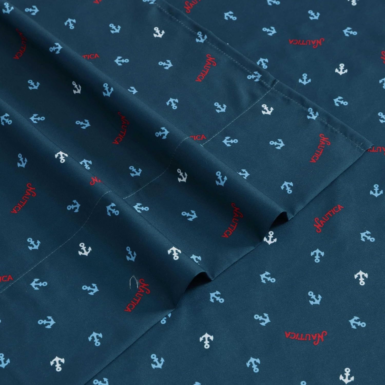 image:imageNautica Kids Twin XL Sheet Set UltraSoft Microfiber Bedding with Fully Elastic Fitted Sheet Coastal Kids Bed Set with Pillowcase Easy Care Bedding Caspian WhalesJonesy Navy