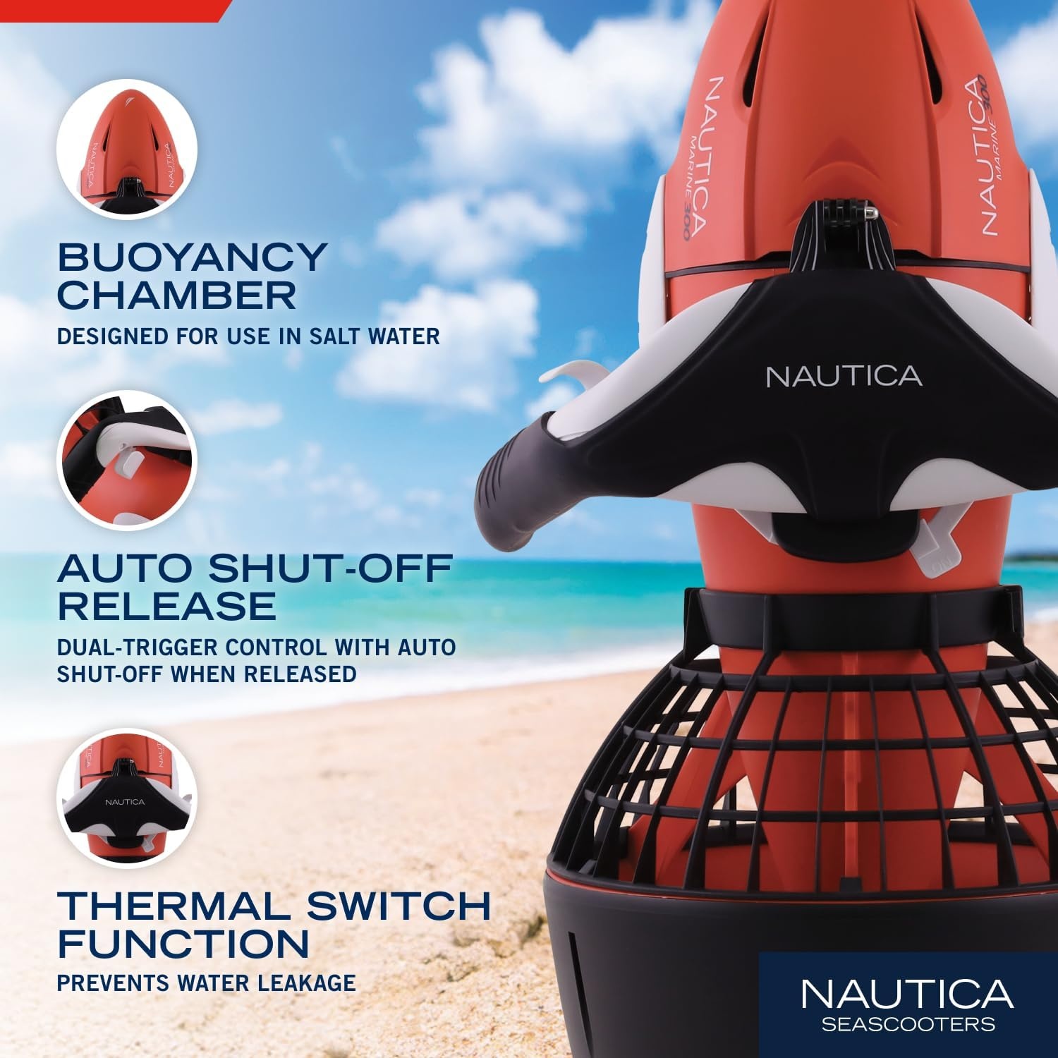 image:imageNautica Marine Underwater SeascooterRedBlack
