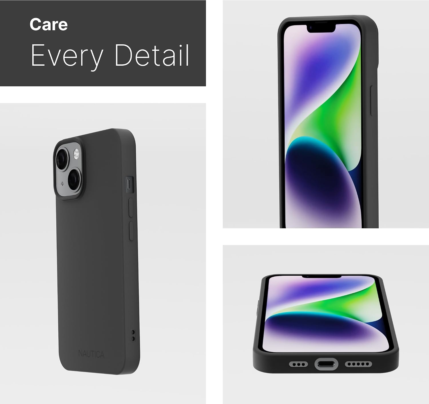 image:imageNautica Matte Phone Case for iPhone 14 Case with UltraLight Slim Design SoftTouch Finish AntiScratch Shockproof Protective FullBody Phone Cover