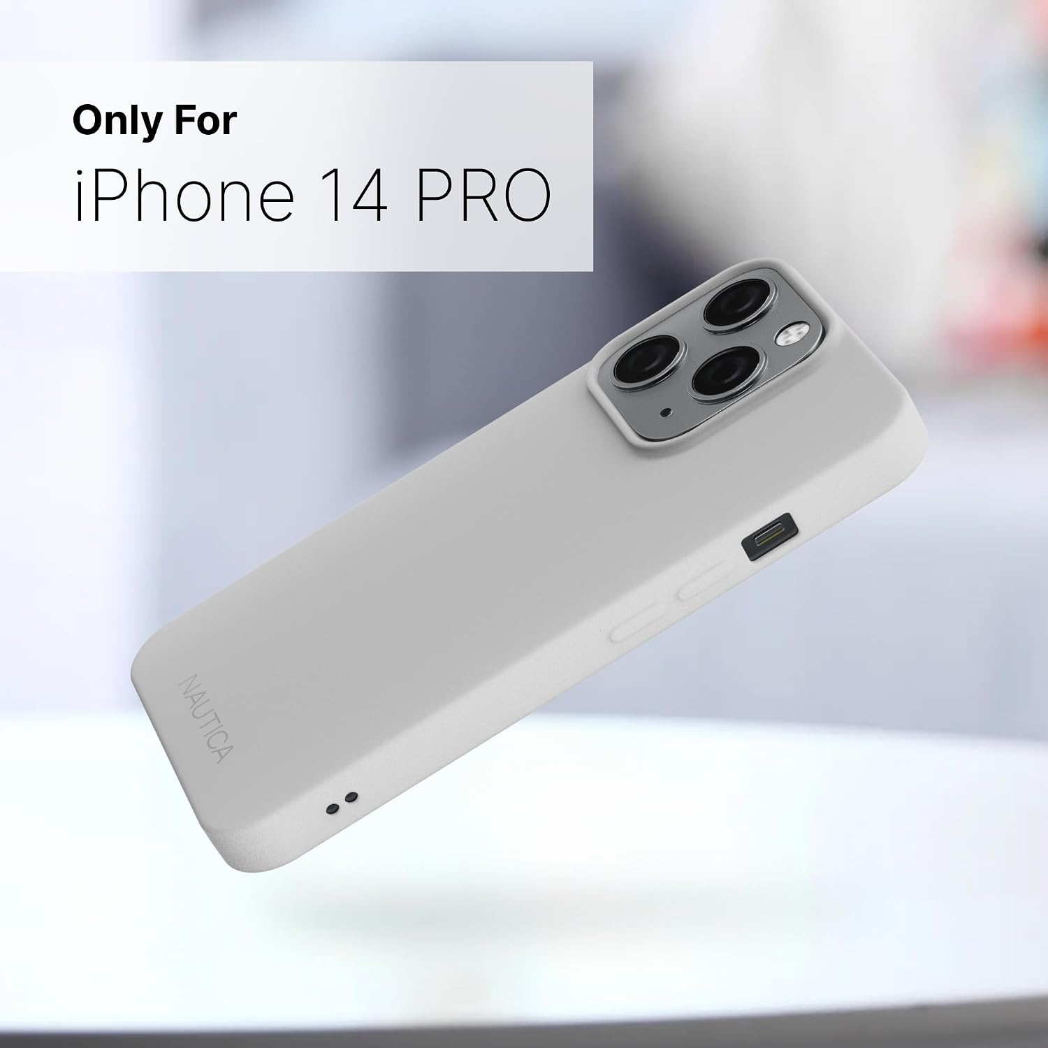 image:imageNautica Matte Phone Case for iPhone 14 Pro Case with UltraLight Slim Design SoftTouch Finish AntiScratch Shockproof Protective FullBody Phone Cover