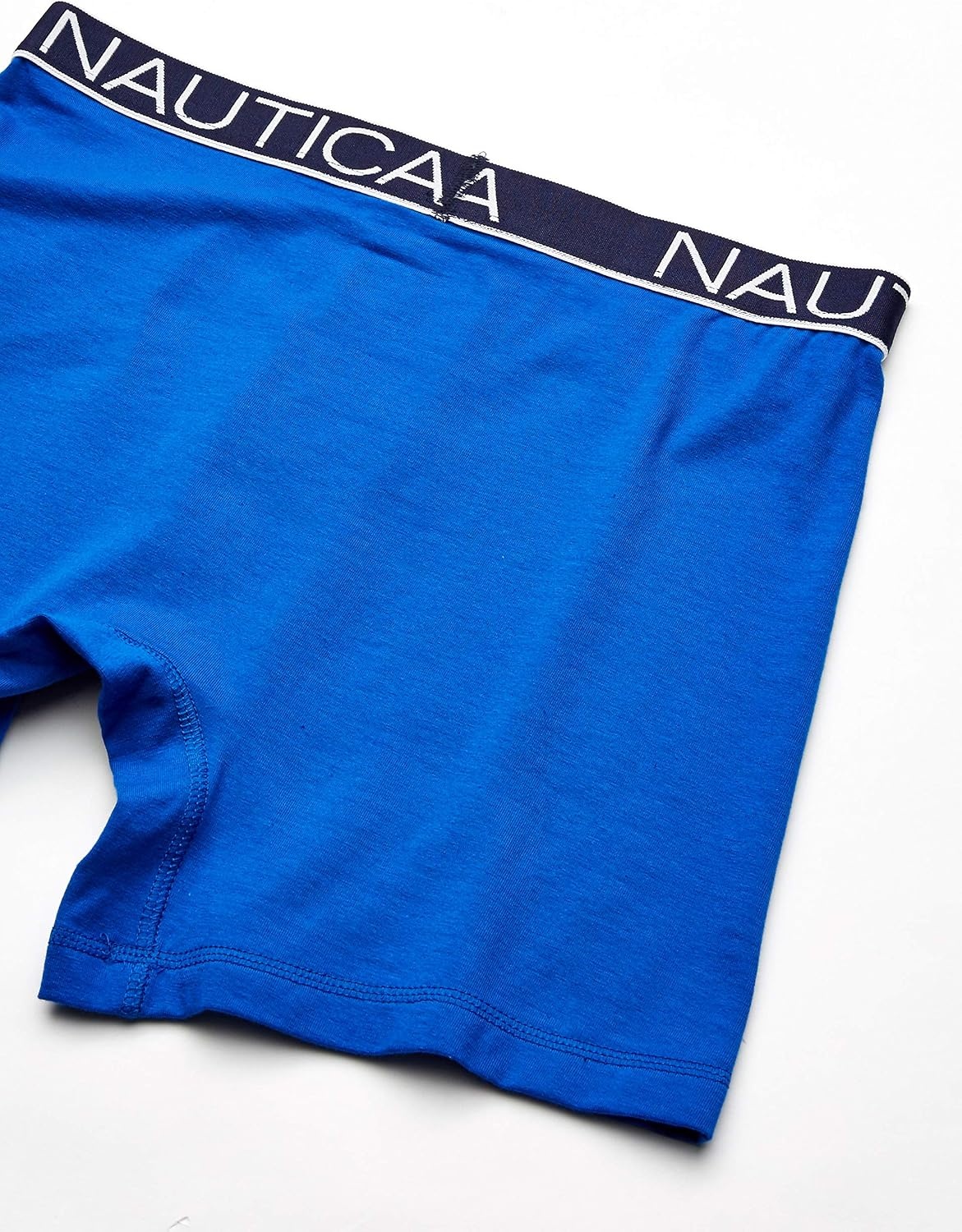 image:imageNautica Mens 3Pack Classic Cotton Stretch Boxer BriefsAero BlueSea CobaltAnchor Peacoat
