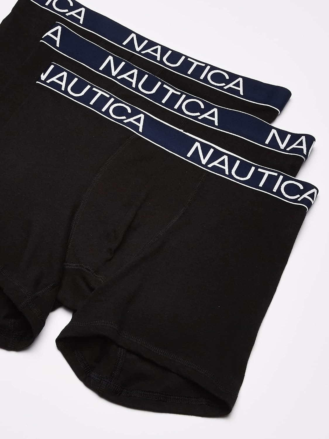 image:imageNautica Mens 3Pack Classic Cotton Stretch Boxer BriefsBlack