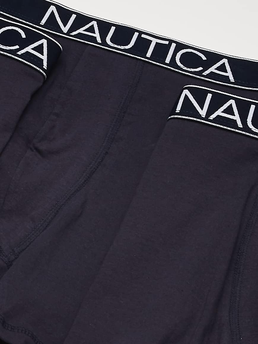 image:imageNautica Mens 3Pack Classic Cotton Stretch Boxer BriefsPeacoat