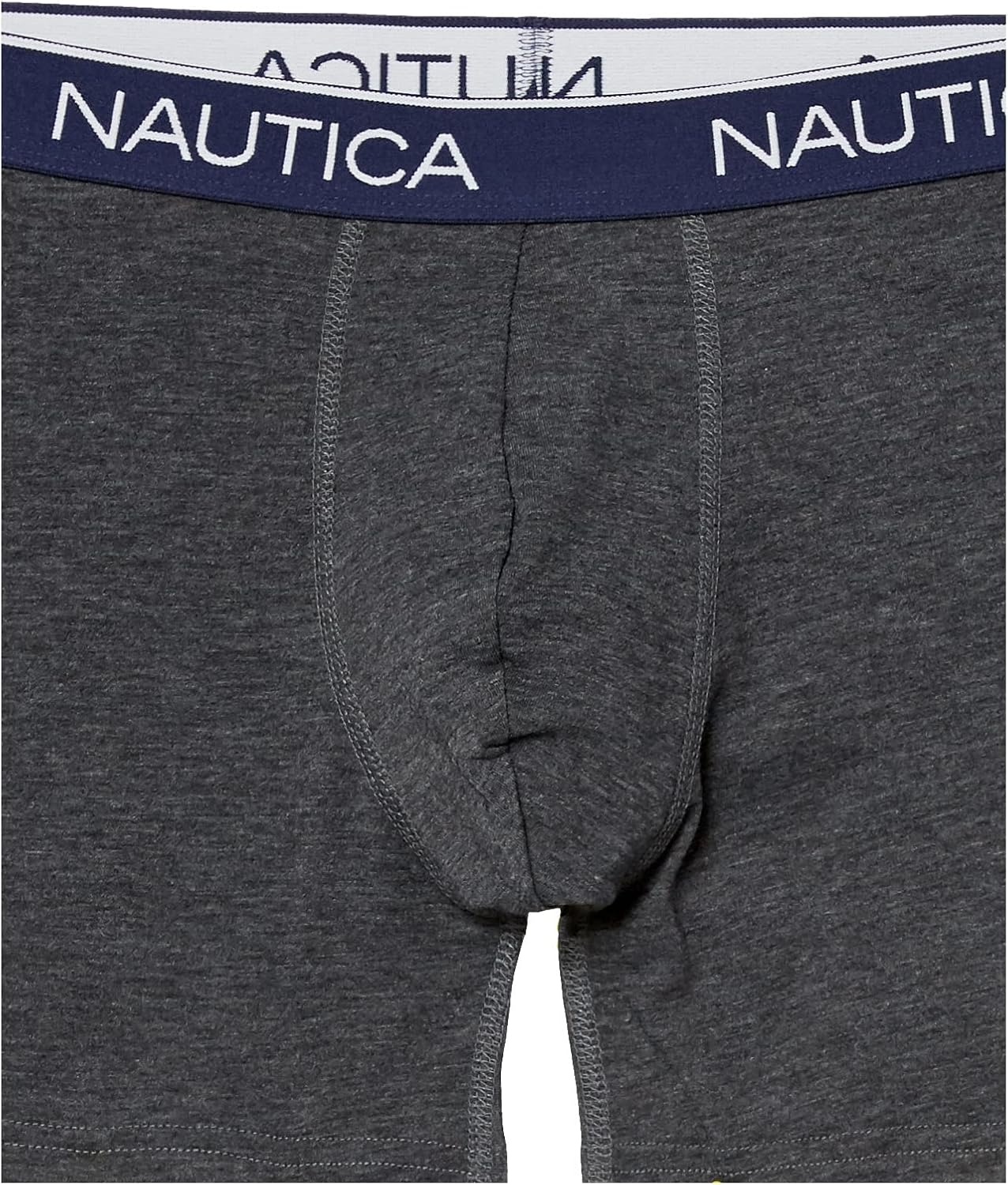 image:imageNautica Mens 4 Pack Heather Stretch Boxer Briefs2 Charcoal Heather2 Light Grey Heather