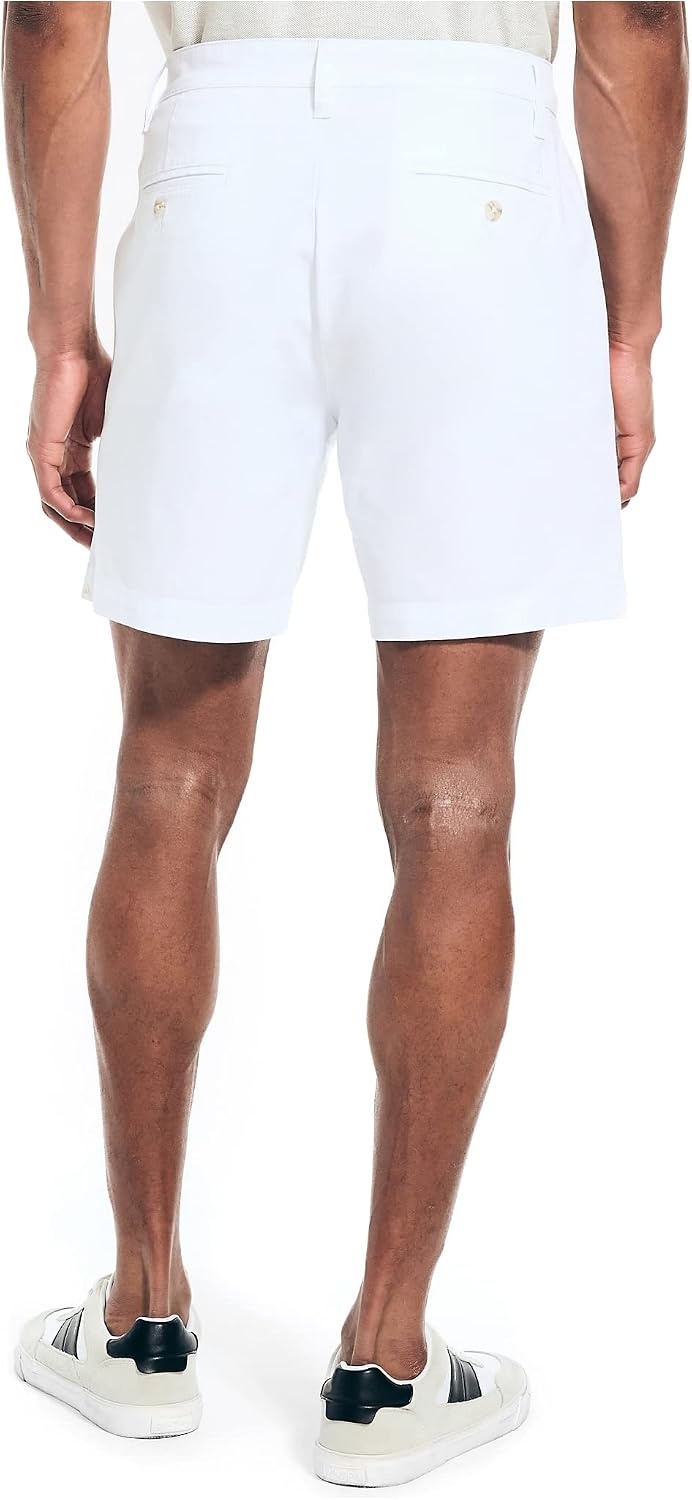 image:imageNautica Mens 6 Deck ShortBright White