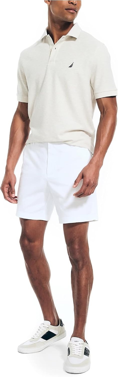 image:imageNautica Mens 6 Deck ShortBright White
