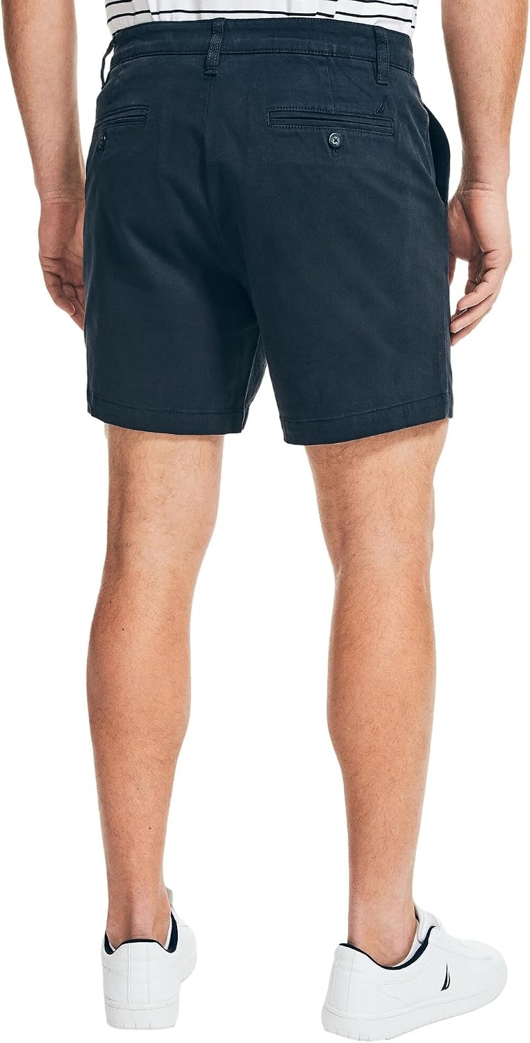 image:imageNautica Mens 6 Deck ShortFrench Navy