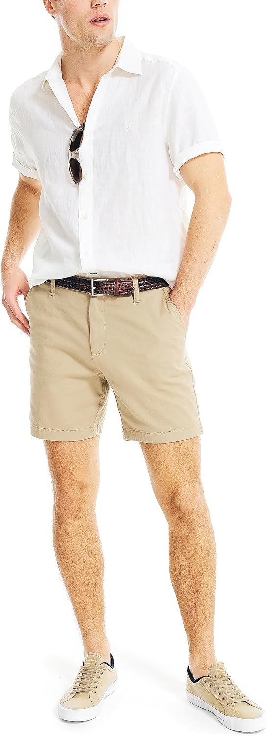 image:imageNautica Mens 6 Deck ShortTrue Khaki
