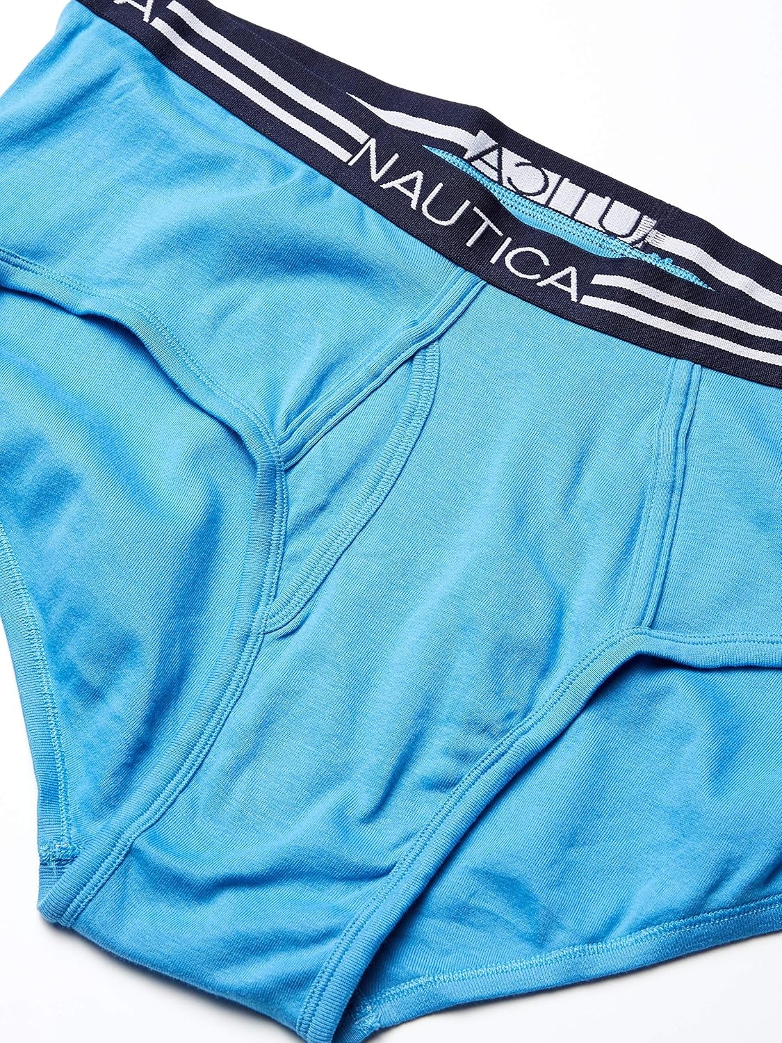 image:imageNautica Mens 6 Pack Classic Cotton Fly Front BriefsPeacoatAero BlueSea Cobalt 6 Pack