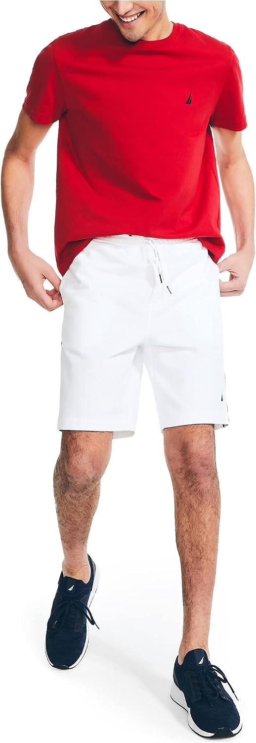 image:imageNautica Mens 9 Cotton Terry ShortBright White