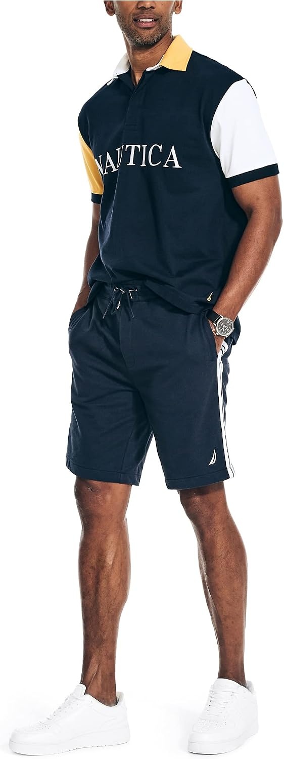 image:imageNautica Mens 9 Cotton Terry ShortNavy