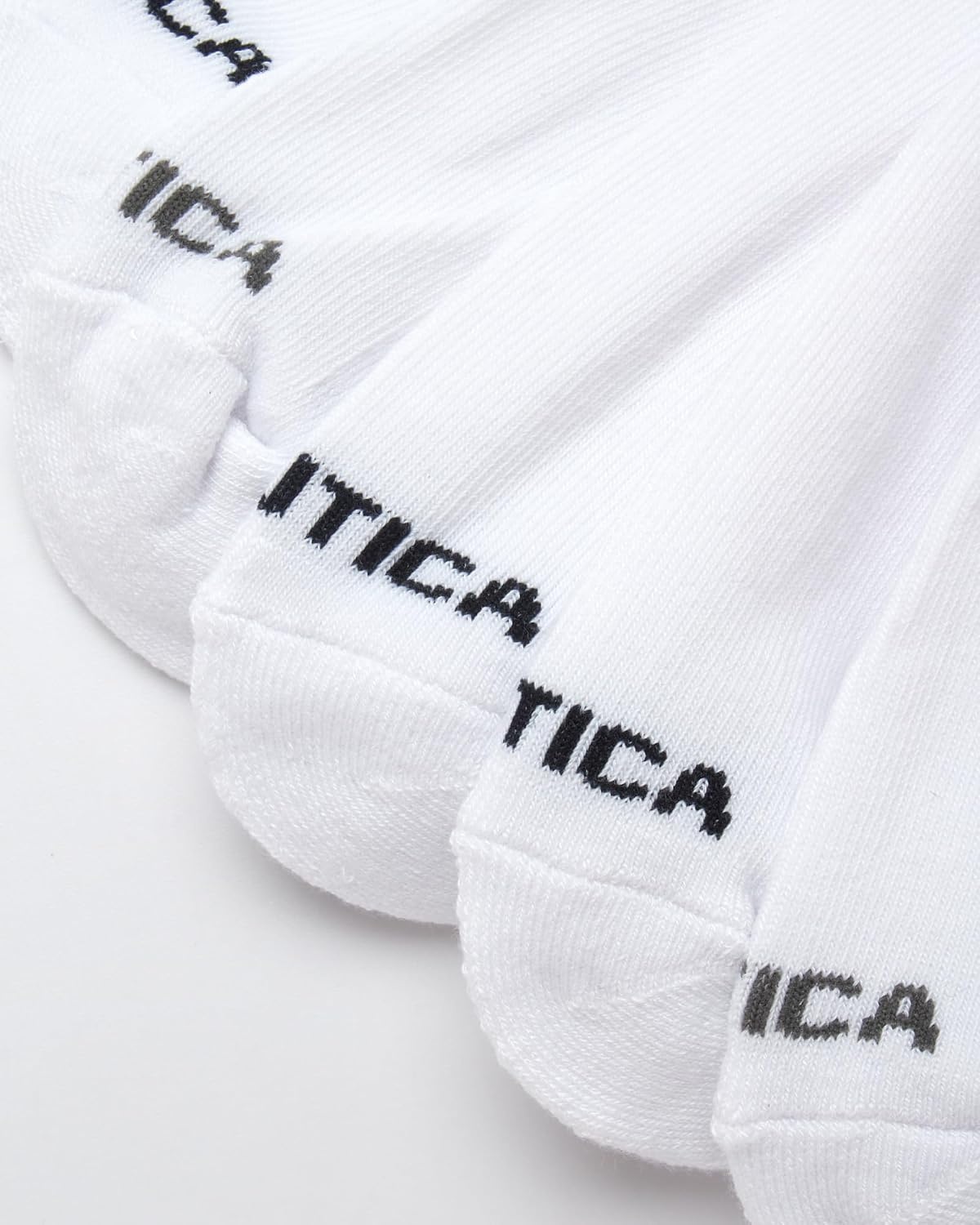 image:imageNautica Mens Athletic Crew Socks 5 Pack Moisture Wicking Cushioned Athletic Socks for Men with Reinforced Seams 6125Pure White