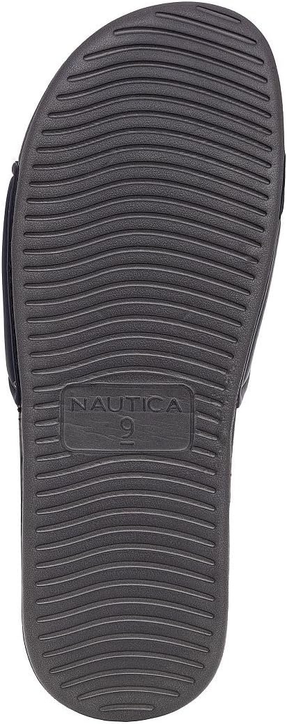 image:imageNautica Mens Athletic Slide Sandal Adjustable Straps Comfort SlipOnGrey