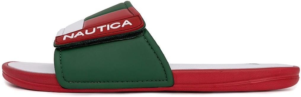 image:imageNautica Mens Athletic Slide Sandal Adjustable Straps Comfort SlipOnMex