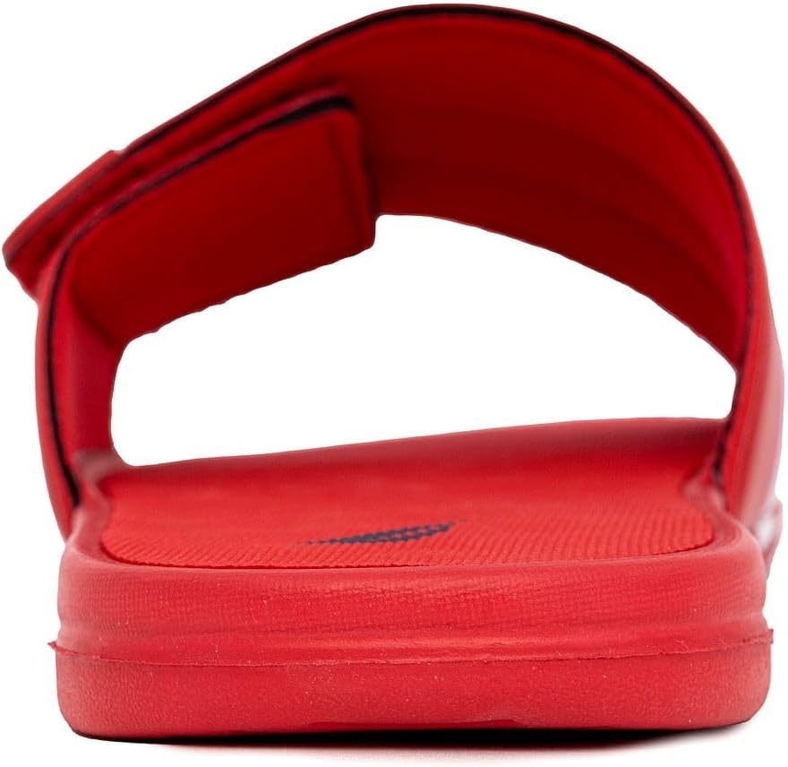 image:imageNautica Mens Athletic Slide Sandal Adjustable Straps Comfort SlipOnRed