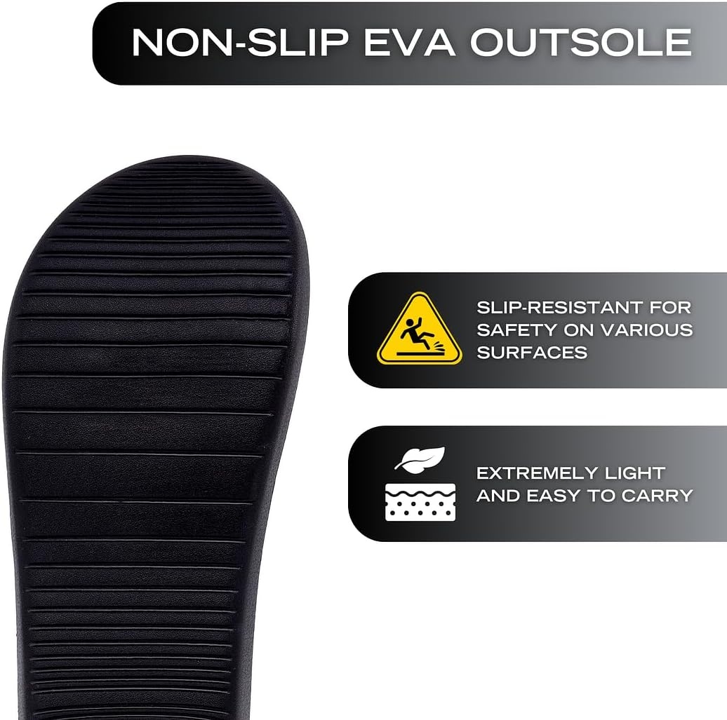 image:imageNautica Mens Athletic Slides Sport Shower Sandals for Indoor amp Outdoor Lightweight Durable and ComfortableBlack