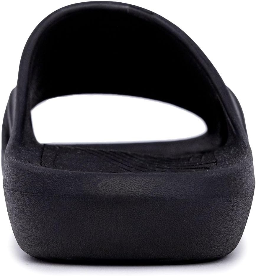 image:imageNautica Mens Athletic Slides Sport Shower Sandals for Indoor amp Outdoor Lightweight Durable and ComfortableBlack Charcoal