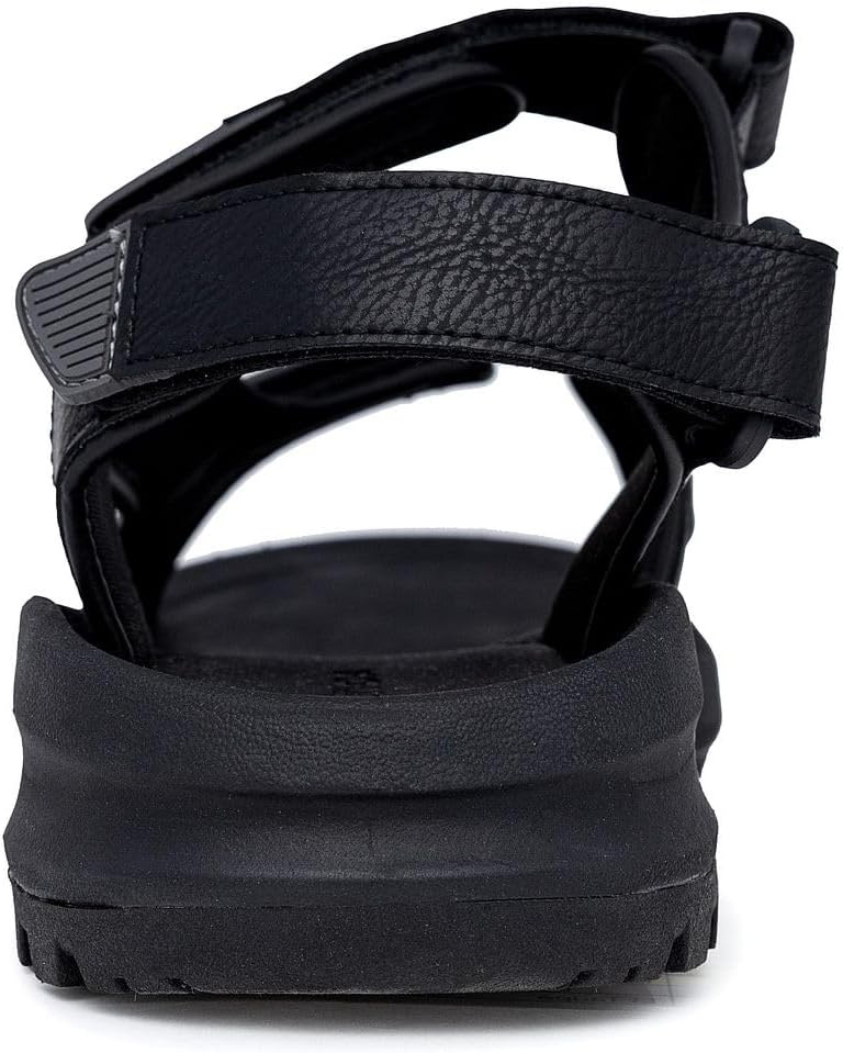 image:imageNautica Mens Athletic Sport Sandals Adjustable Strap Comfortable OpenToe Hiking amp Walking Sandals with Cushioned SoleBlack