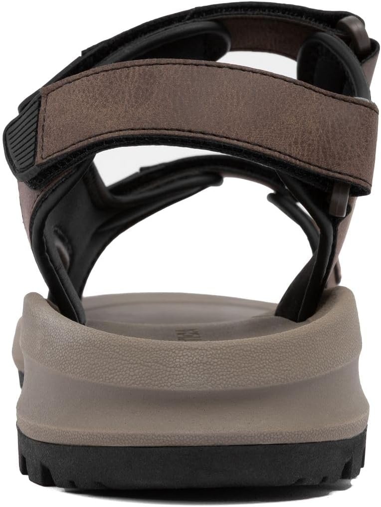 image:imageNautica Mens Athletic Sport Sandals Adjustable Strap Comfortable OpenToe Hiking amp Walking Sandals with Cushioned SoleBrown Black
