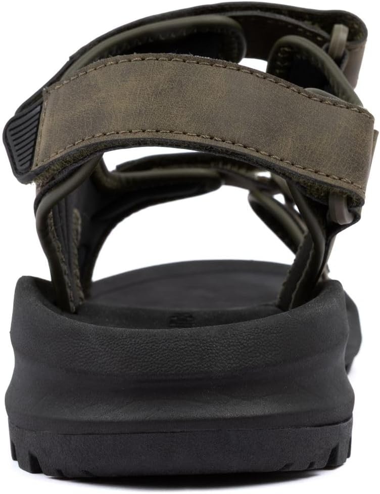 image:imageNautica Mens Athletic Sport Sandals Adjustable Strap Comfortable OpenToe Hiking amp Walking Sandals with Cushioned SoleOlivechisholm