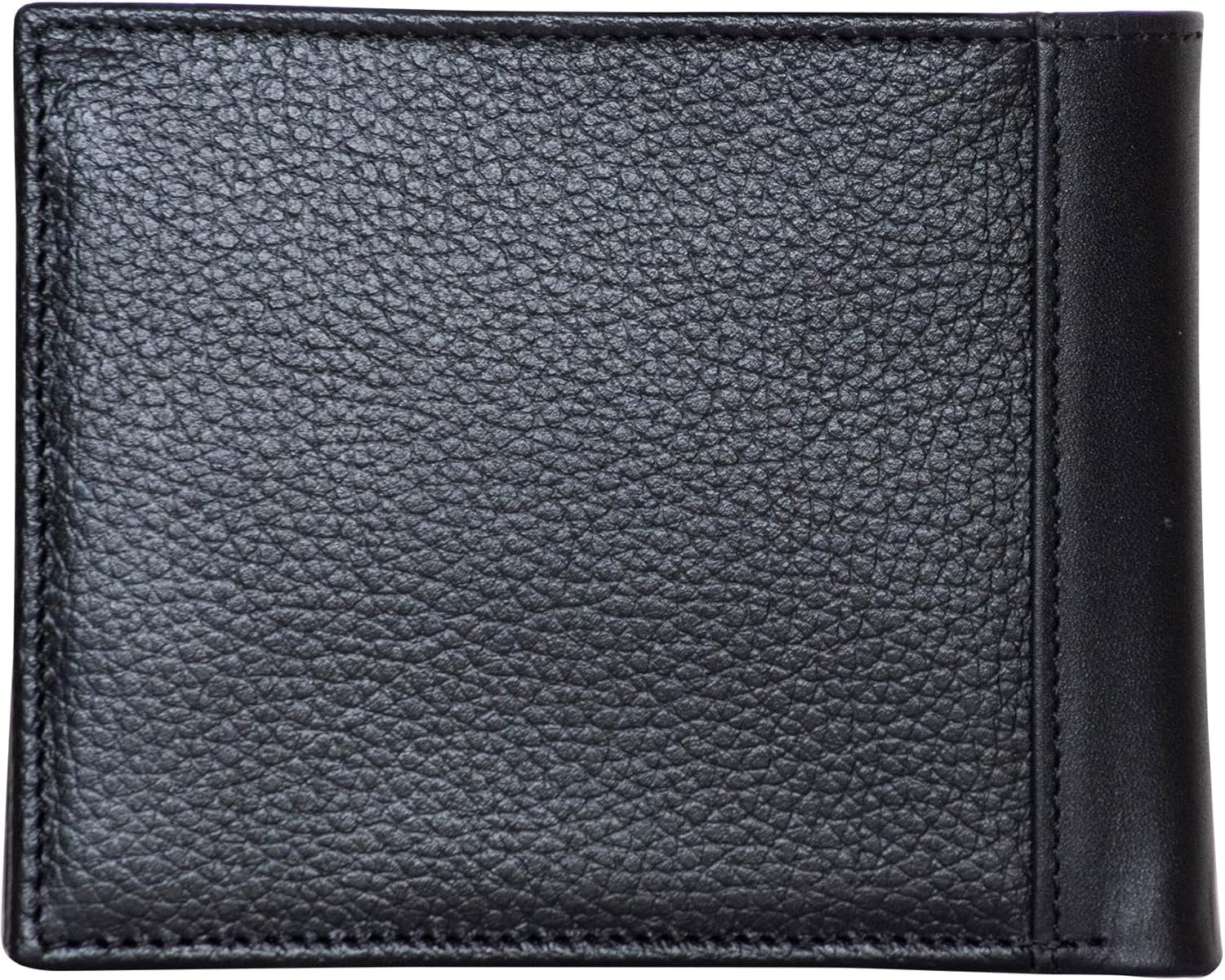 image:imageNautica Mens Bifold Leather Wallet RFID Blocking ID Window Card Slots Organization Durable StylishJClass Black