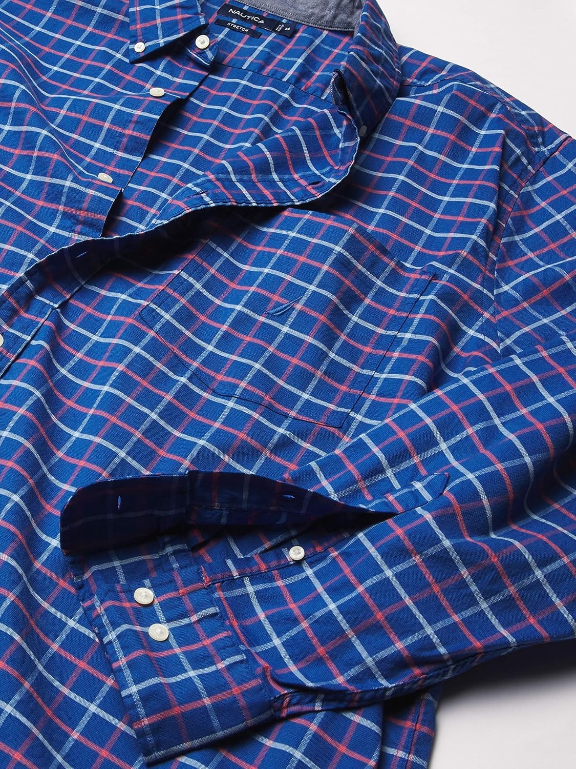 image:imageNautica Mens Big and Tall Button Down ShirtWindsurf Blue