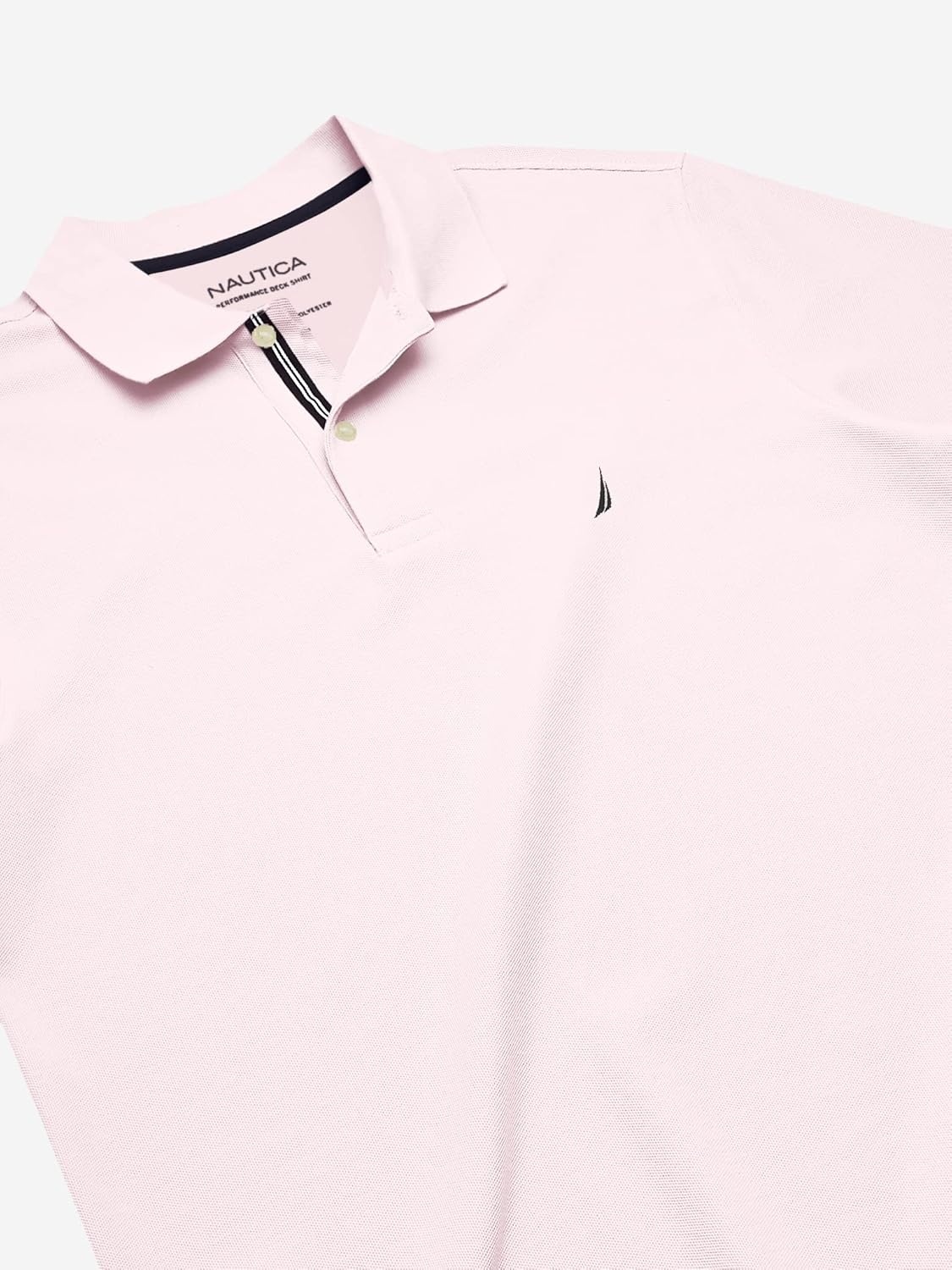 image:imageNautica Mens Big and Tall Classic Fit Short Sleeve Solid Performance Deck Polo ShirtCradle Pink