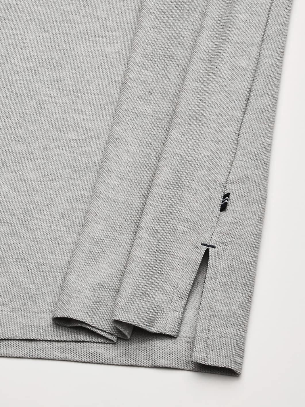 image:imageNautica Mens Big and Tall Classic Fit Short Sleeve Solid Performance Deck Polo ShirtGrey Heather