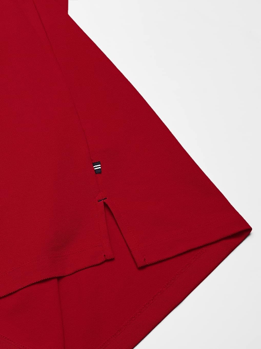 image:imageNautica Mens Big and Tall Classic Fit Short Sleeve Solid Performance Deck Polo ShirtNautica Red
