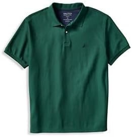 image:imageNautica Mens Big and Tall Classic Fit Short Sleeve Solid Performance Deck Polo ShirtTidal Green