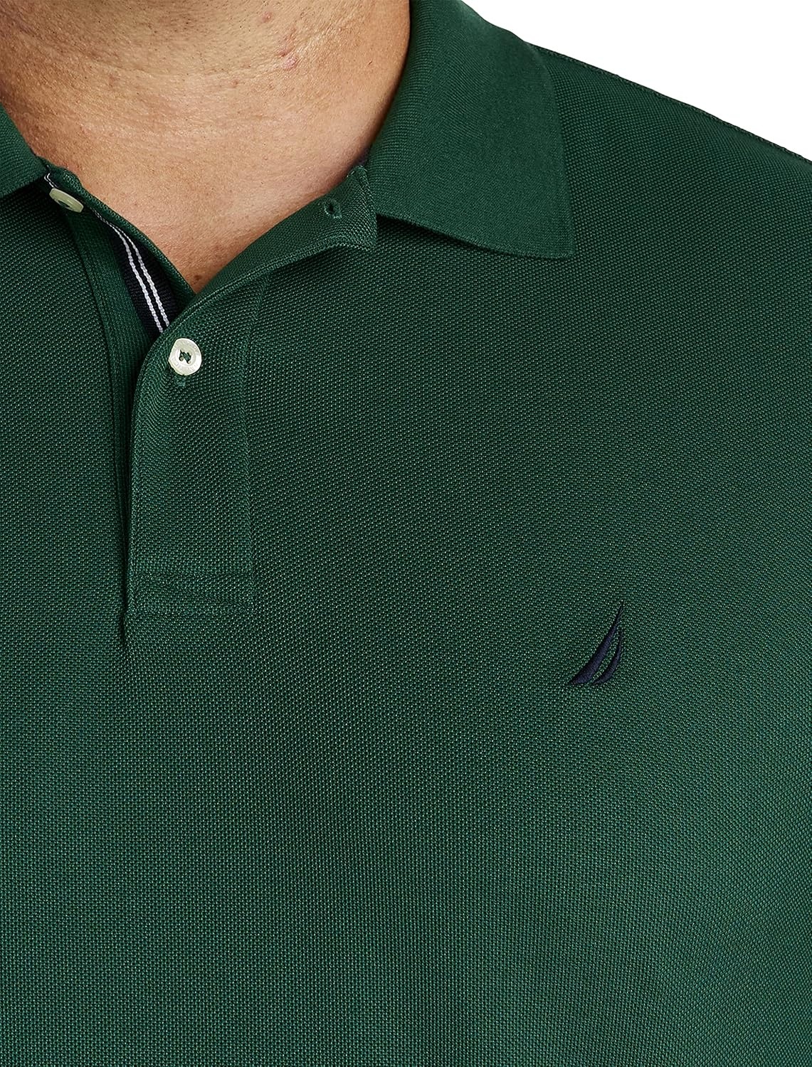 image:imageNautica Mens Big and Tall Classic Fit Short Sleeve Solid Performance Deck Polo ShirtTidal Green