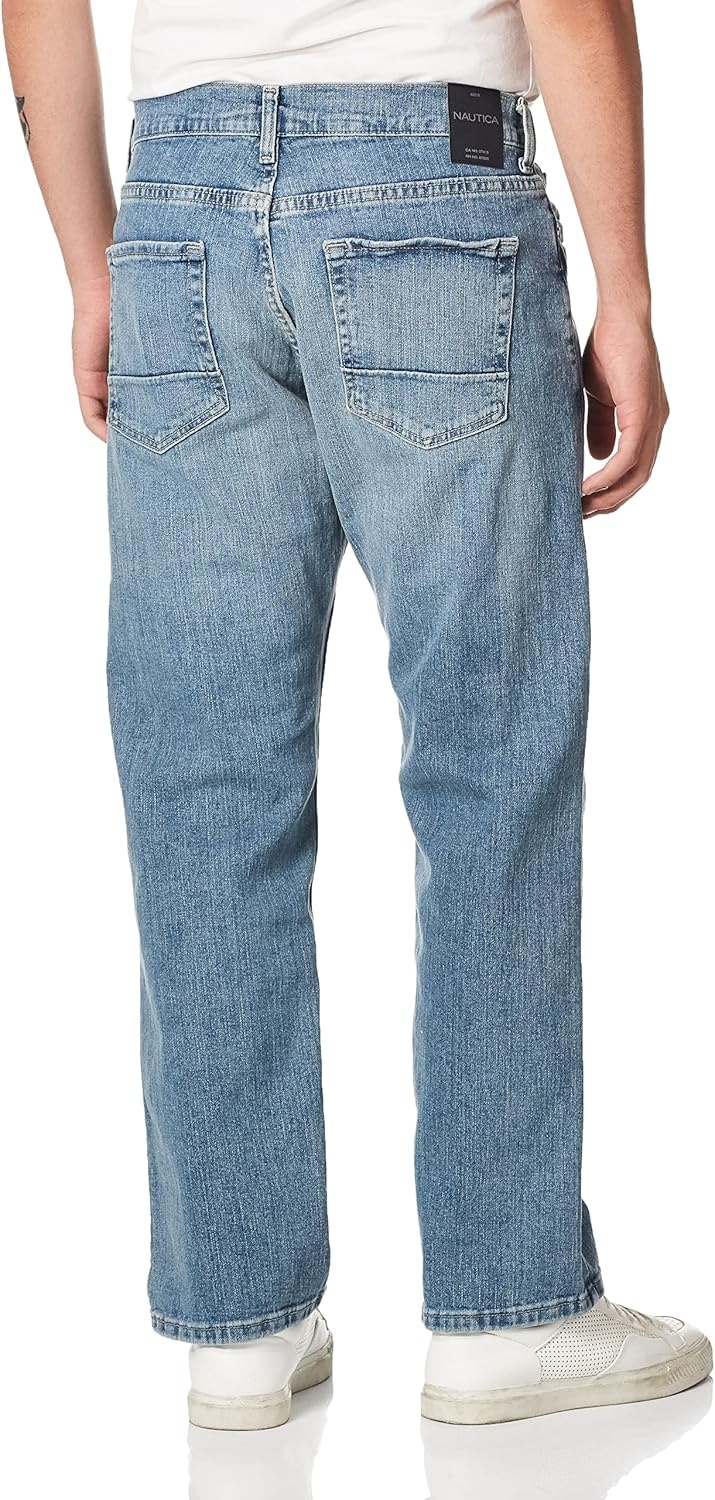 image:imageNautica Mens Big and Tall Relaxed Fit JeanLight Tidewater Wash