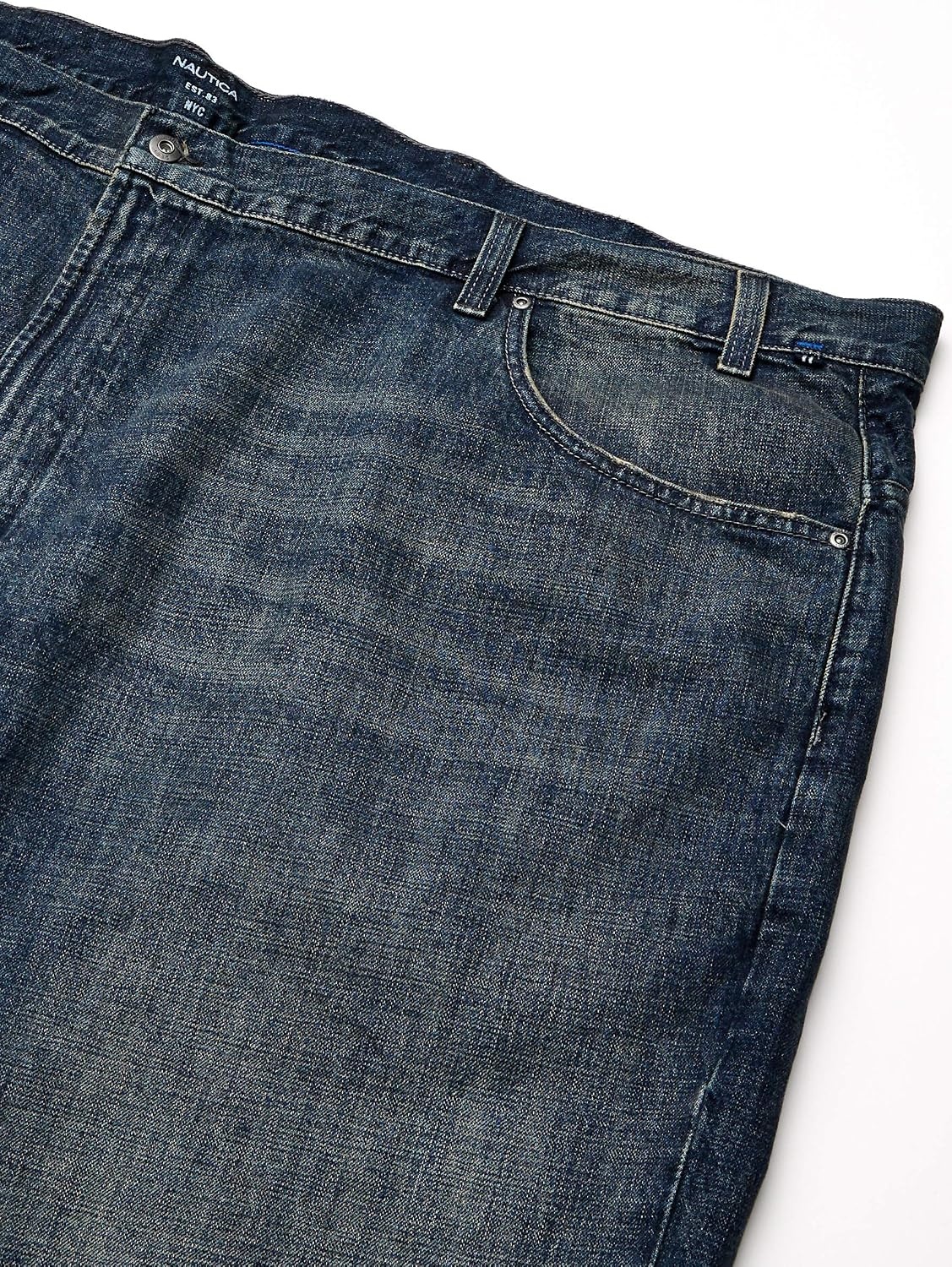 image:imageNautica Mens Big and Tall Relaxed Fit JeanRigger Blue