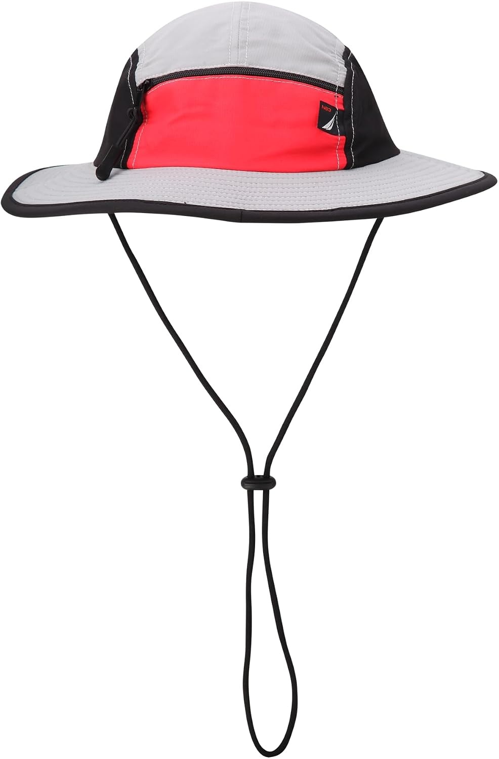 image:imageNautica Mens Boonie Hat Lightweight UV Protection Wide Brim Mainsail Safari Fishing Hat for Men with Adjustable StrapGrey