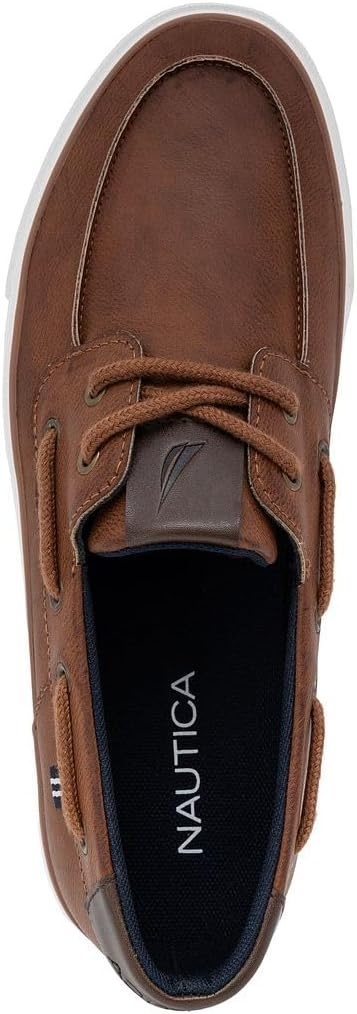 image:imageNautica Mens Casual Boat Shoes MocToe Loafers with Cushioned Insole Deck Fashion SneakerBrownallegheny