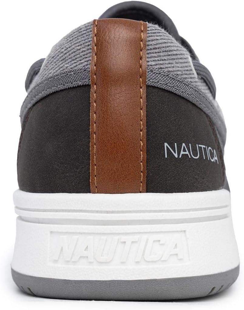 image:imageNautica Mens Casual Boat Shoes MocToe Loafers with Cushioned Insole Deck Fashion SneakerCharcoalando