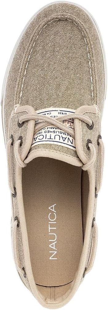 image:imageNautica Mens Casual Boat Shoes MocToe Loafers with Cushioned Insole Deck Fashion SneakerNaturaljempol
