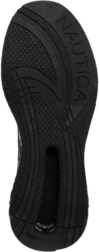 image:imageNautica Mens Casual Fashion Sneakers Lightweight LaceUp Athletic Walking Shoes for Gym amp Tennis ComfortableBlack Charcoalwyern