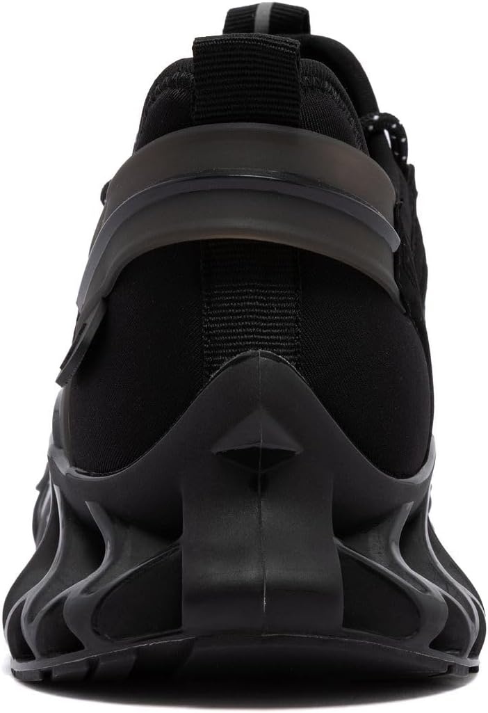 image:imageNautica Mens Casual Fashion Sneakers Lightweight LaceUp Athletic Walking Shoes for Gym amp Tennis ComfortableBlackwandal
