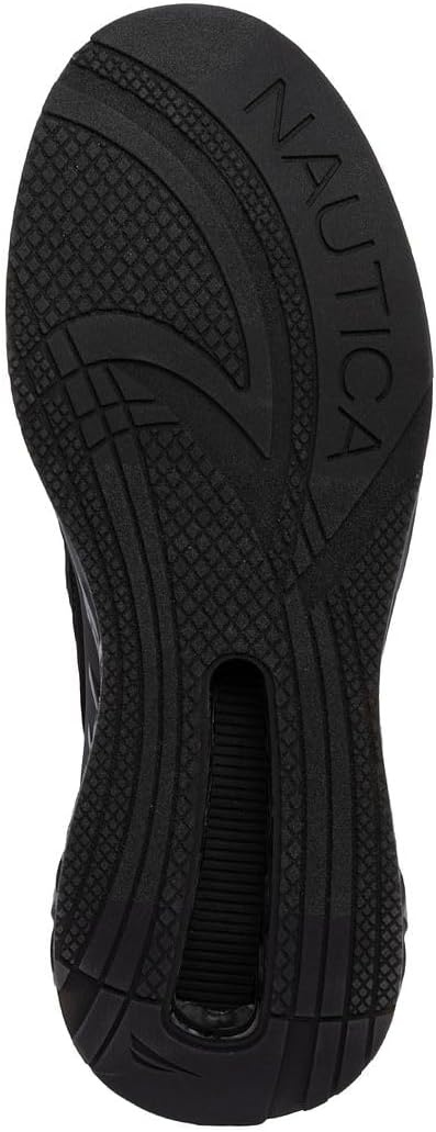 image:imageNautica Mens Casual Fashion Sneakers Lightweight LaceUp Athletic Walking Shoes for Gym amp Tennis ComfortableBlackwandal